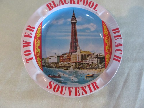 Blackpool Beach Tower (England) Souvenir Metal Ashtray
