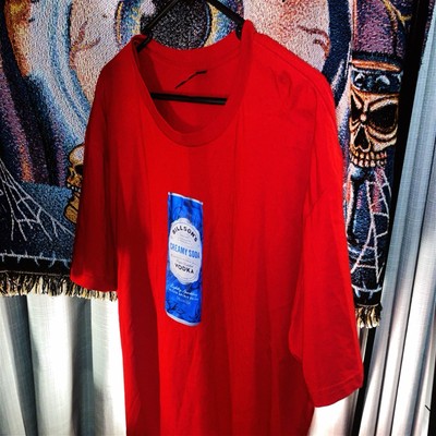 Billson s Creamy Soda Tee - Red SIZE XL! Graphic Front & Back! Advent Calendar!