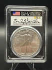 2022 W MS70 PCGS Silver Eagle SIGNED EMILY DAMSTRA