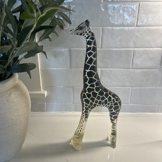 Abraham Palatnik OpArt Lucite Acrylic Giraffe Sculpture Brazil MCM 12.5"NO CHIPS