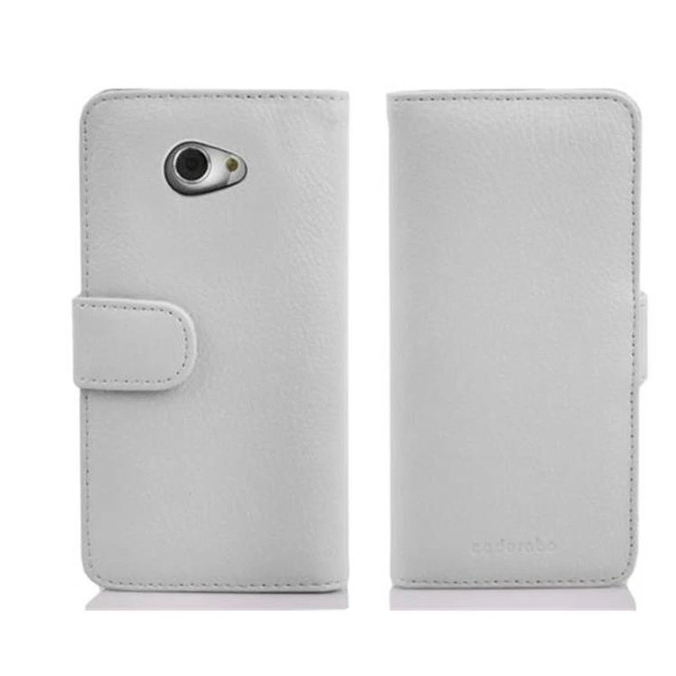 Custodia per Sony Xperia M2 / M2 AQUA Portafoglio Cover Carte Magnetica Case - Immagine 3 di 3