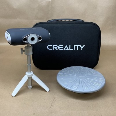 Creality CR Scan Lizard 3D Scanner with Turntable Case Power Supply Tested