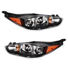 Left+Right Side Headlights Assembly For Ford Fiesta 2014 2015 2016 2017 2018