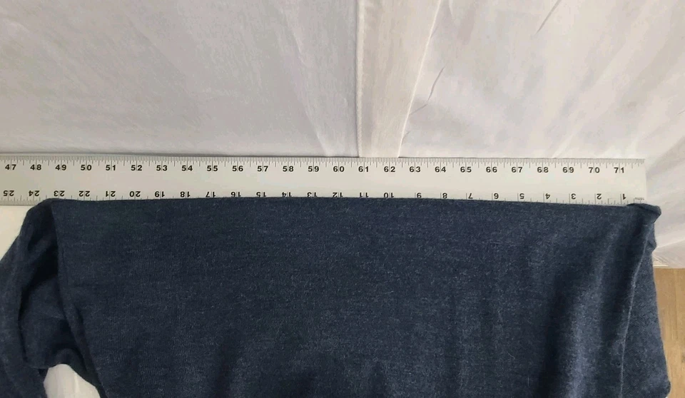 Montechiaro Talla L Hecho/Italia Mezcla de Lana Cuello Simulado Suéter Abuelo Retro Pullover Foto 4 de 4