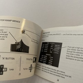 Skate Or Die 2 Nes Nintendo Instruction Manual Electronic Arts Nes-E4-USA*