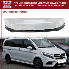 PASST FÜR MERCEDES BENZ VITO W447 UNTERE FRONT GLANZ SCHWARZ SPLITTER SPOILER STOßSTANGE LIPPE PASST FÜR MERCEDES BENZ VITO W447 UNTERE FRONT GLANZ SCHWARZ SPLITTER SPOILER STOßSTANGE LIPPE