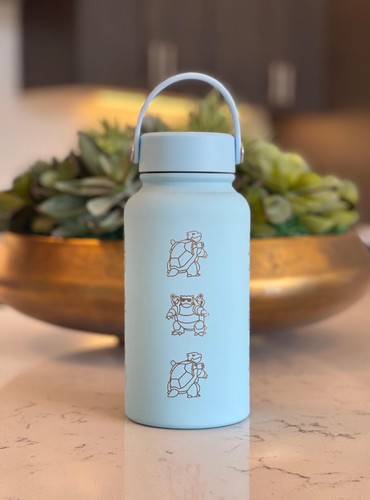 Blastoise Tumbler Engraved Water Bottle, Sunglass Glasses Blastoise & Unite - Picture 7 of 10