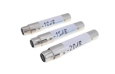PROCRAFT SVP559 INLINE PAD / ATTENUATOR VARIETY 3 PACK @ -10db/ -15db /-20db