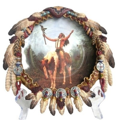 Native American 1997 Deliverance The Hamilton Collection Mystic Warriors Shield