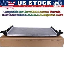 Aluminum Engine Oil Cooler Radiator Fit For ChevyGMC S-ierraYukon 5.3L 6.0L 6.2L