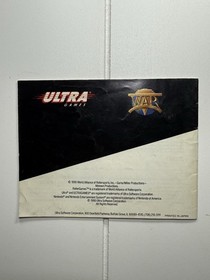 Rollergames Nintendo NES instruction manual only 