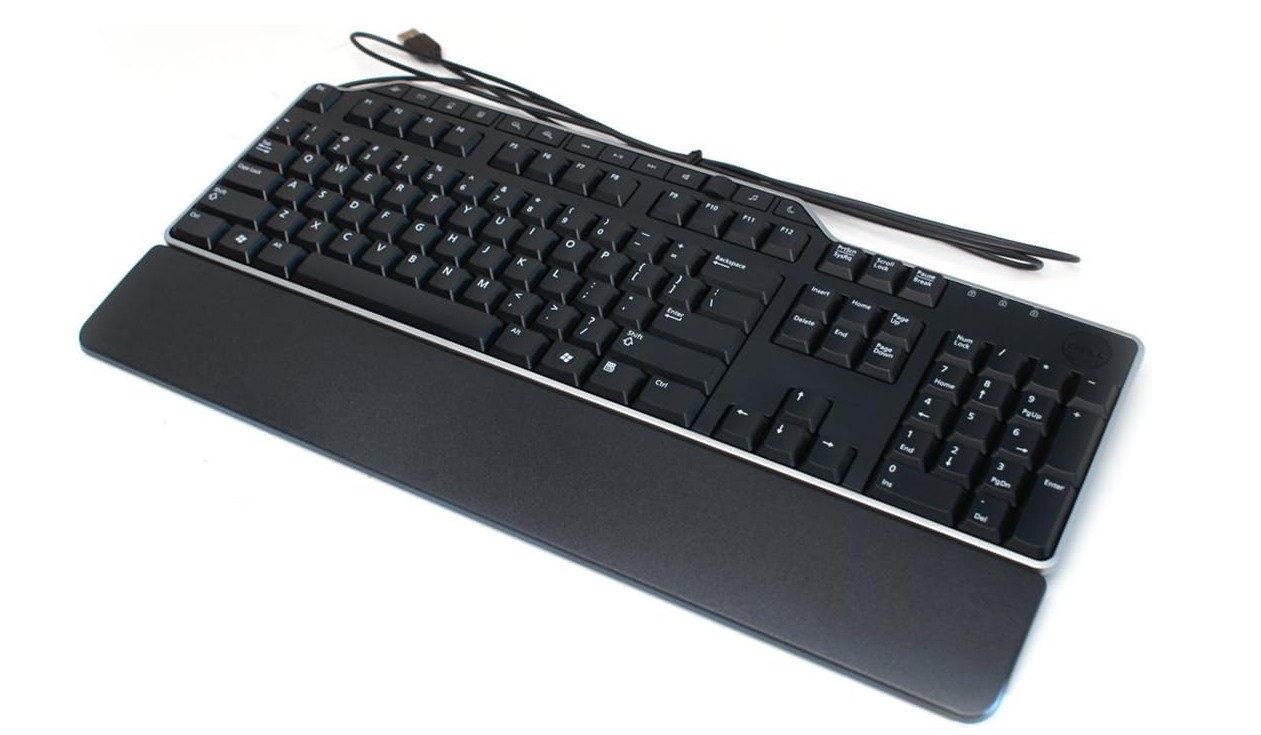Dell Business Multimedia USB Wired 104-Key 14-Hot Keys 2 USB Hub Keyboard