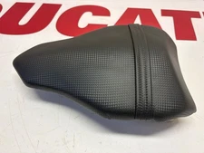 Ducati passenger pillion seat 848 1098 1198 59521031A carbon LOOK upholstery