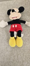 Disney Store Original Authentic Genuine Mickey Mouse Plush Soft Toy Teddy 10"