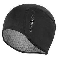  Skull Cap Men & Women Thermal Cycling Helmet Liner Moisture Wicking Black