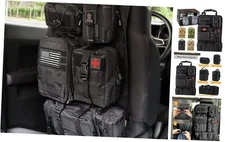 MAIKER Tactical Car Seat Back Organizer, Upgrade Tactical Vehicle Panel Black