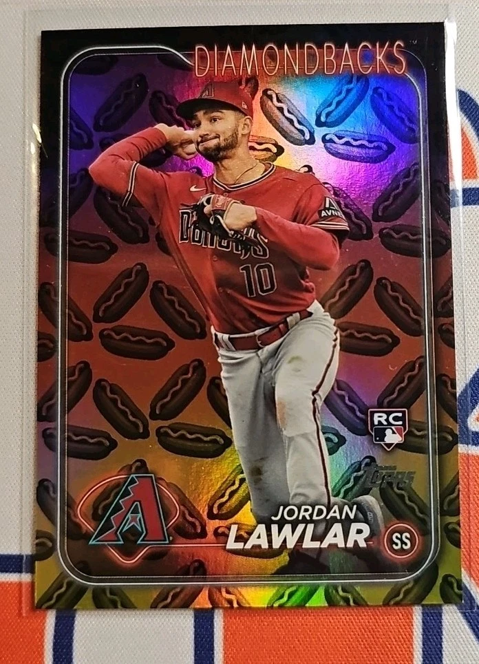 2024 Topps Series 2 - Jordan Lawlar #451 Hot Dogs (RC)