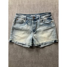 Denizen from Levis Womens High Rise Denim Shorts Light Wash Blue Size 8