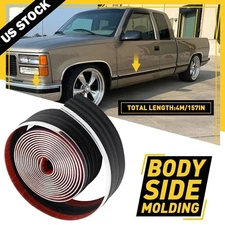 🏆For 88~98 Chevy GMC Body Side Molding Chrome Truck Tahoe Yukon Blazer Suburban