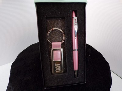 Caterpillar Pen/Keychain Gift Set Womens Pink Givenchy Perfums Spector & Co