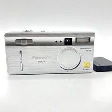 Panasonic LUMIX DMC-F7 Silver Compact Digital Camera Tested Working Japan