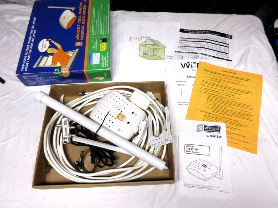 Zboost Cell Phone Signal Extender YX500/510 Dual Band Cellular Booster outdoor - Image 4 of 4