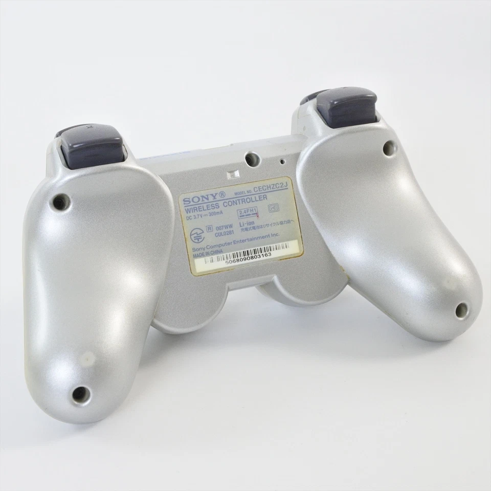 PS3 Controller Satin Silver CECHZC2J DUAL SHOCK3 SIXAXIS SONY Playstation 3 0123 - Image 3 of 4
