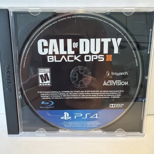 PS4 Call of Duty Black Ops III PS4 - Pre Owned Disc Only - Tested Working