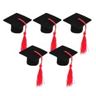  5 Pcs Doctor Hat Decoration Baby Boy Graduation Themed Bottle Small Cap Covers