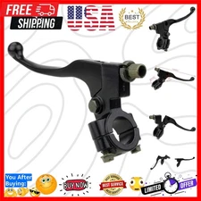 7/8" Universal Motorcycle Black Left Clutch Brake Handle Lever Perch for CRF ...