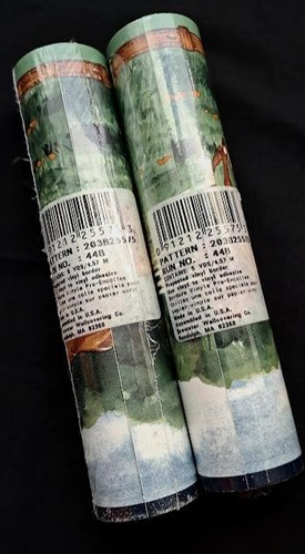 lot 2 Prepasted Wallpaper Galloping Horse Border 203B25575 Wall Paper 6 7/8"x15' - Picture 5 of 7