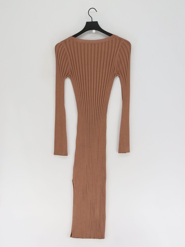 & Other Stories Women's Maxi Dress XS Tan Viscose with Polyamide Maxi - Picture 2 of 6