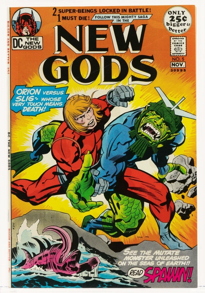 New Gods #5 CGC NM/MT 9.8 1971 White Pg KIRBY STORY ROYER COVER & ART* STUNNING! - Image 4 of 4