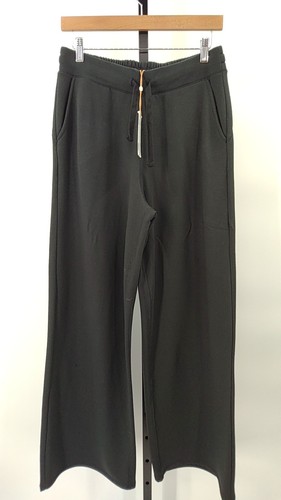 Quince Women Supersoft Fleece Wide Leg Pants Black M - Bild 2 von 3