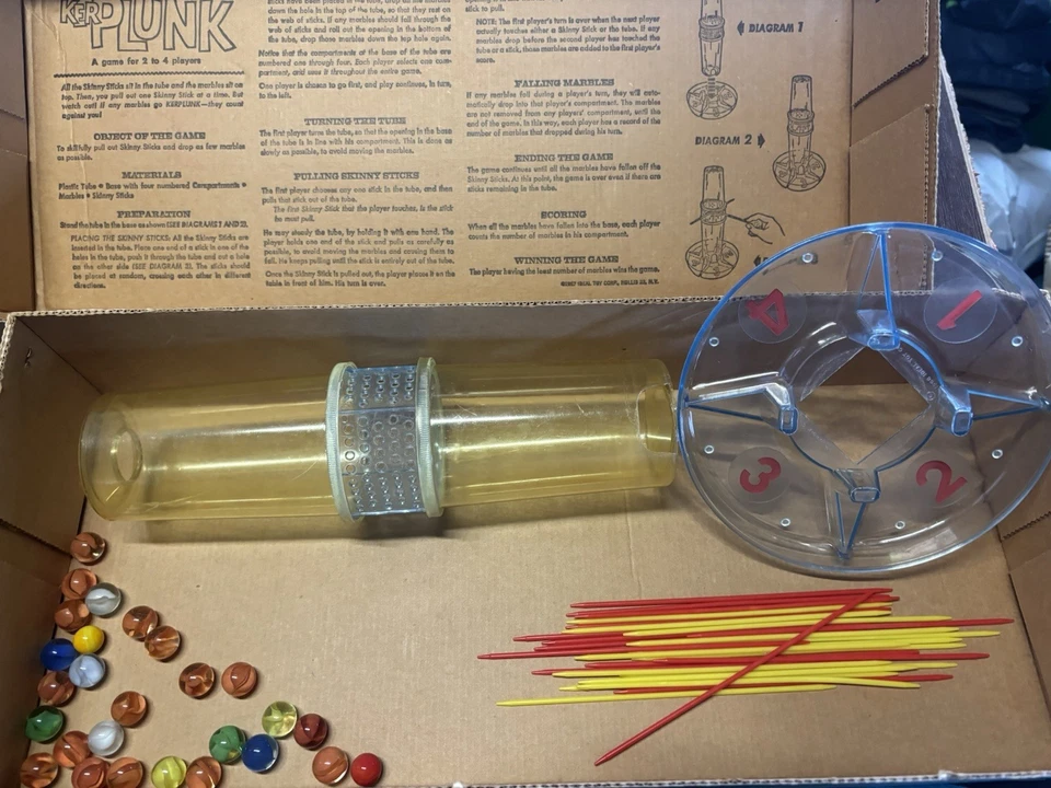 Kerplunk Family Game 1967 Ideal Toy Corp Made In USA Vintage Retro - Image 2 of 4