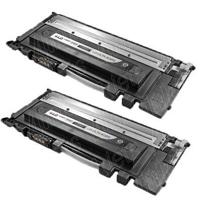 2PK CLT-K406S for Samsung 406s BLACK Toner Cartridge CLP-365W CLX-3305FW C460FW