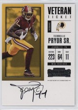 2017 Panini Contenders Veteran Ticket Terrelle Pryor Sr #400 Auto 0c6