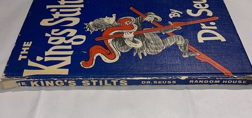 VTG Dr Seuss The King’s Stilts Hardcover Book Club Edition 1939 - Picture 4 of 13