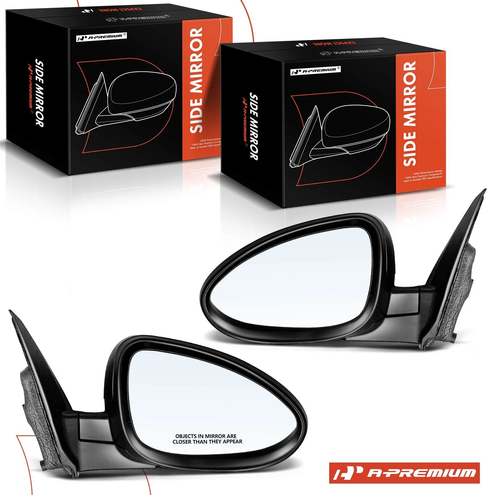 A-Premium Pair Power Mirror w/ Power Fold Heated for Chevy Sonic 2012 2015-2020