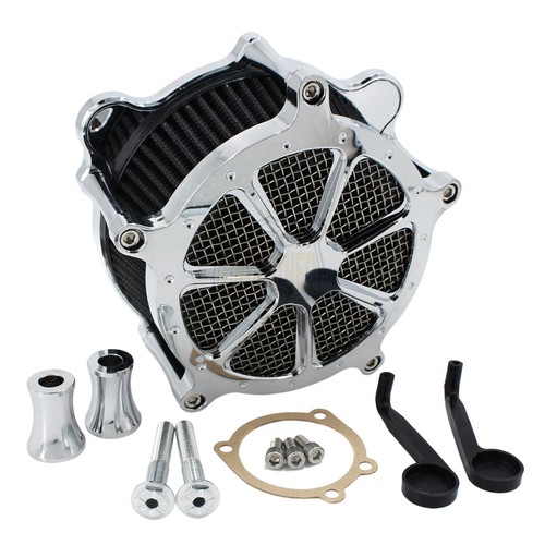 For Harley Air Cleaner Intake Filter Dyna Softail Road King Electra Street Glide - Picture 9 of 9