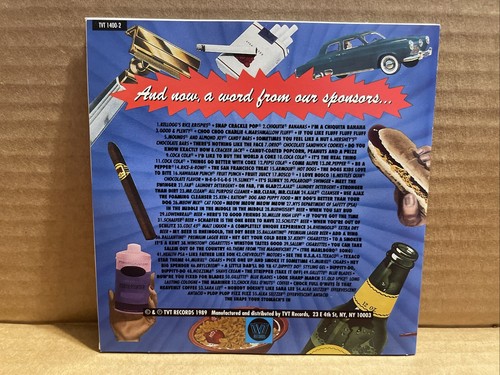 TEEVEE TOONS - THE COMMERCIALS CD! 50 DIFFERENT COMMERCIALS! 1989 TVT! NEAR MINT - Picture 4 of 10