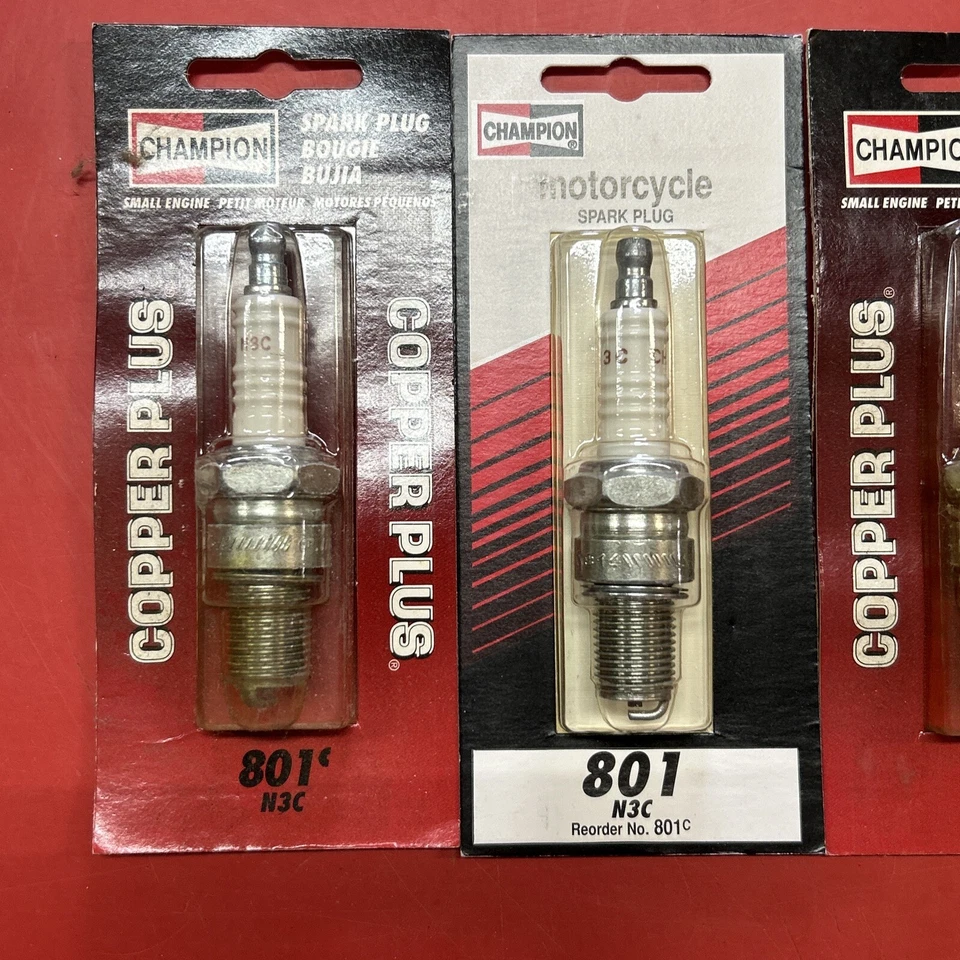 Свеча зажигания Champion 801 Copper Plus N3C - (упаковка из 4 шт.) - Изображение 2 из 3