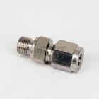 M10x1mm Metric Male 304 SS Pipe Compression fitting 6mm Tube Connector