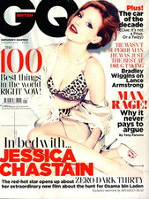 GQ UK Magazine January 2013 - Jessica Chastain, Bradley Wiggins, James Brown