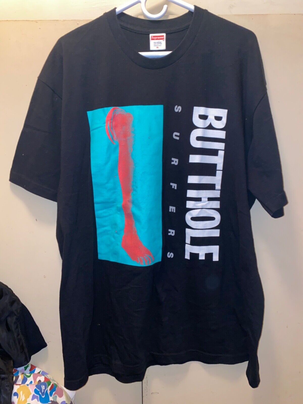 Supreme butthole surfers leg T-shirt used size XL - image 1