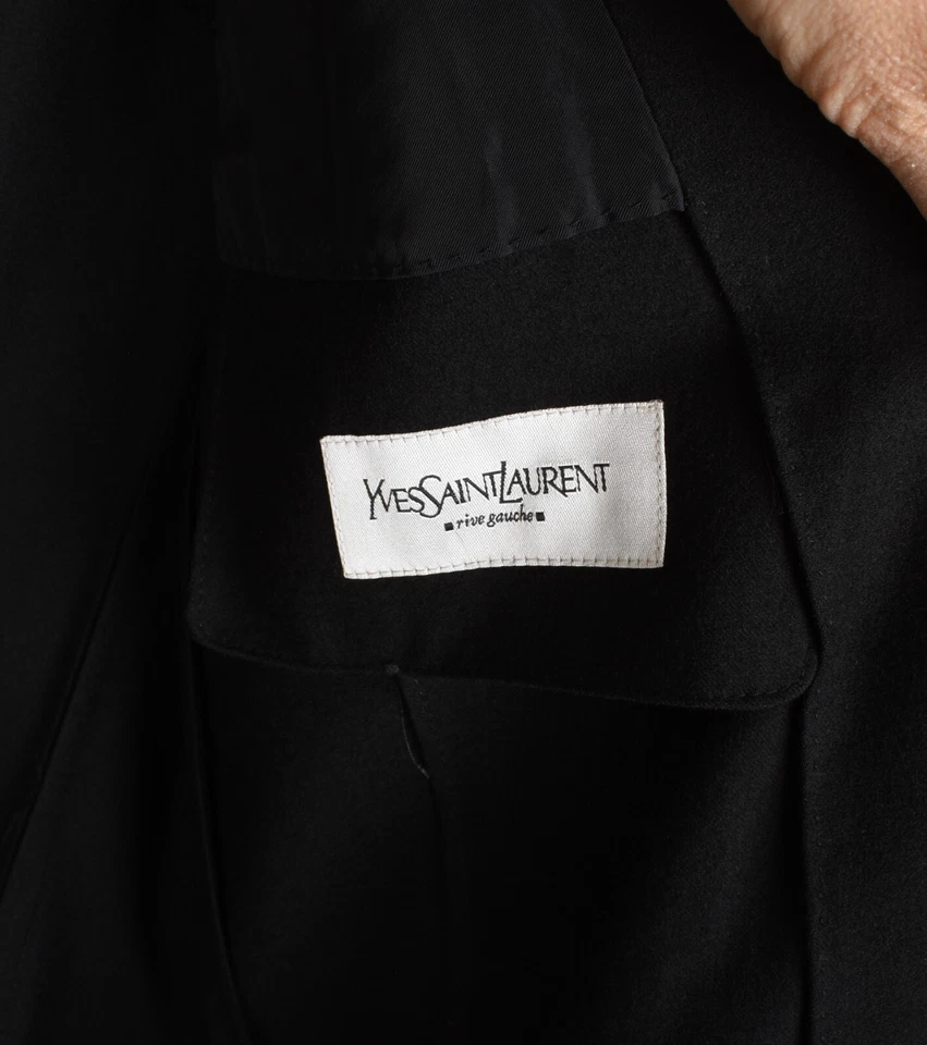 Yves Saint Laurent Rive Gauche Blazer Men Jacket Wool Cashmere Size IT50R/Medium - Image 4 of 4
