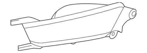 Conjunto de faro antiniebla para Land Rover (P/N LR088531)