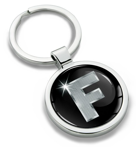 Portachiavi lettera dalla A alla Z + confezione regalo portachiavi acciaio inox - Foto 35 di 115
