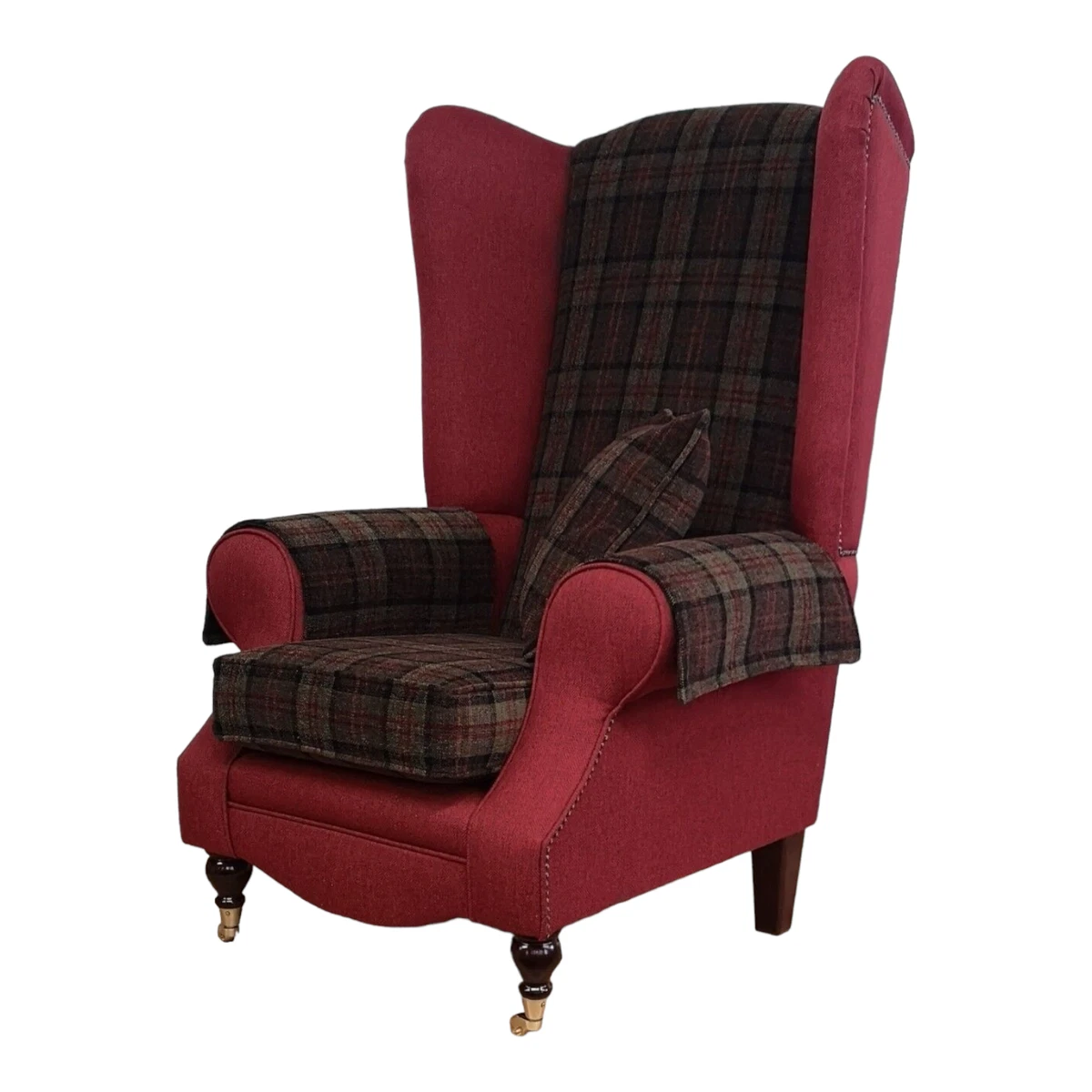 Extra high online back wing chair