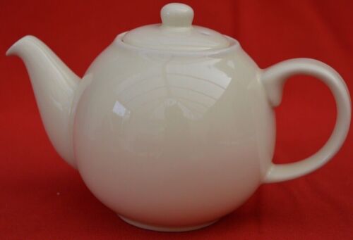 LONDON POTTERY GLOBE TRADITIONAL SMALL TEAPOT :  2 CUP - IVORY!  - Picture 1 of 5